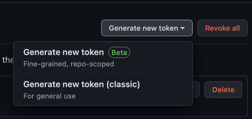 generate new token