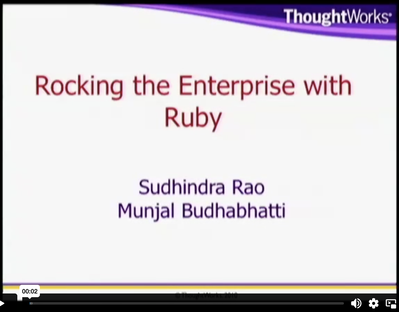 Rocking the Enterprise with Ruby